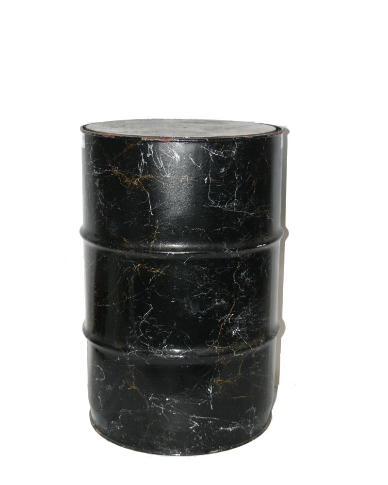 Sitzfass Marmor-Design, " black marple" schwarz